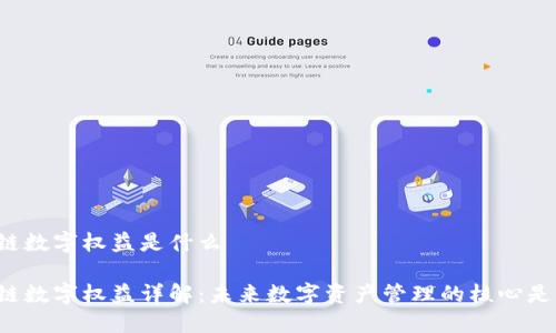 区块链数字权益是什么

区块链数字权益详解：未来数字资产管理的核心是什么？